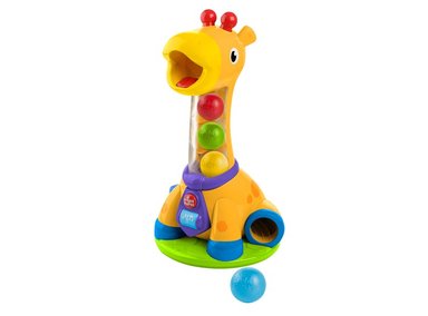 JUEGO ENCASTRE BRIGHT STARS SPIN & GIGGLE AMARILLO - 1