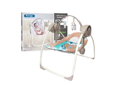 SILLA NIDO MECEDORA BEBEGLO MUSICAL RS-17740 GRIS - 6