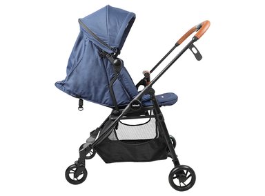 COCHE PASEO INFANTI ZURI 360° ACERO AZUL - 5