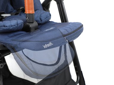 COCHE PASEO INFANTI ZURI 360° ACERO AZUL - 8