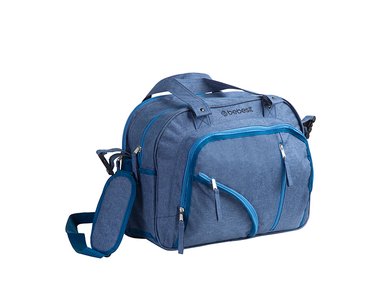 BOLSO MATERNAL BEBESIT 318SX CON PORTA MAMADERA Y MUDADOR DENIM - 3