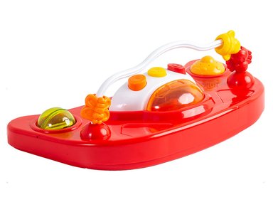 ANDADOR MUSICAL AIRBUS ROJO CELESTE BEBESIT - 5