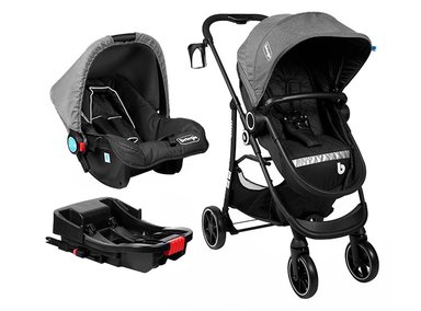 COCHE BEBEGLO TR S ISOFIX OREGON RS-13553 GRIS - 1
