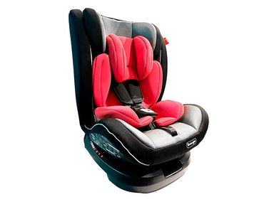 SILLA AUTO BEBEGLO CONVERTIBLE MULTIETAPA ISOFIX 360° RS-3840 (BXS223A) FUCSIA - 1