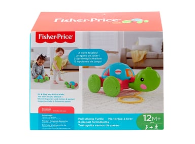 JUEGO ARRASTRE FISHER PRICE TORTUGA DE APRENDIZAJE - 2