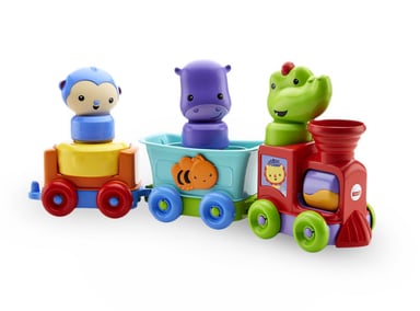 JUGUETE MULTIFUNCION FISHER PRICE SET TREN ANIMALES - 1