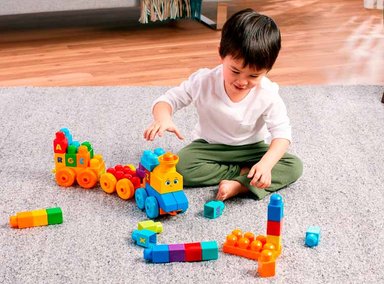 SET MEGA BLOCKS TREN DE APRENDIZAJE - 4