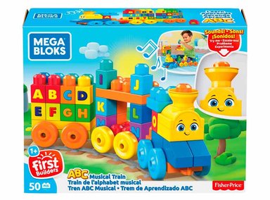 SET MEGA BLOCKS TREN DE APRENDIZAJE - 5