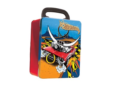 CAJA METÁLICA PORTA AUTOS HOT WHEELS - 2