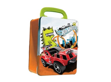 CAJA METÁLICA PORTA AUTOS HOT WHEELS - 3