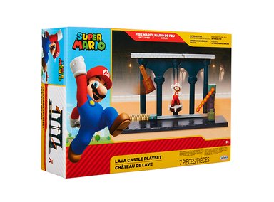 SET JAKKS PACIFIC CASTILLO DE LAVA SUPER MARIO - 5