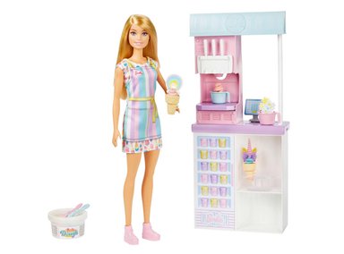 MUÑECA BARBIE CAREERS SET HELADERÍA - 1