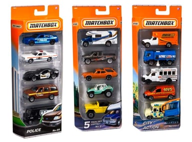SET VEHICULOS MATCHBOX 5 SURTIDOS - 5