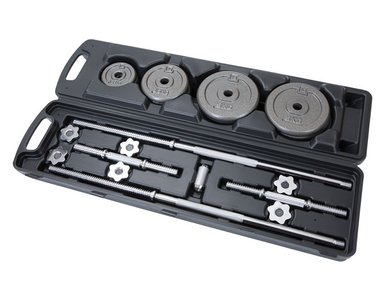 SET MANCUERNAS LIVE UP 50 KG - 2