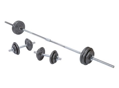 SET MANCUERNAS LIVE UP 50 KG - 1