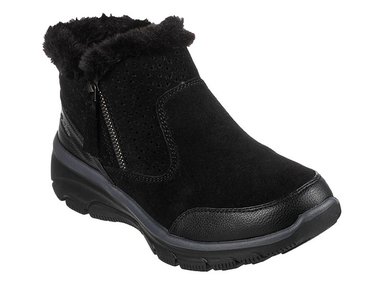 BOTINES CUERO MUJER SKECHERS NEGRO EASY GOING PERFECT SNUGGLE - 2