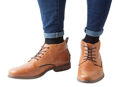 BOTINES HOMBRE CARDINALE CUERO CAMEL YORK - 2