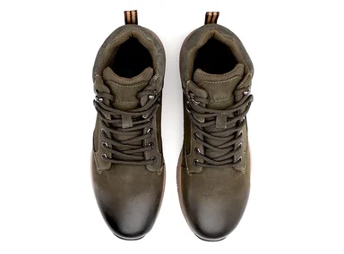 BOTINES HOMBRE JARMAN CUERO MILITAR HKD0701-01 - 4