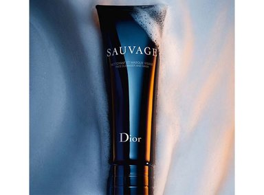 PERFUME DIOR LIMPIADOR SAUVAGE CLEAN & FACE MASK HOMBRE EDP 120 ML - 2