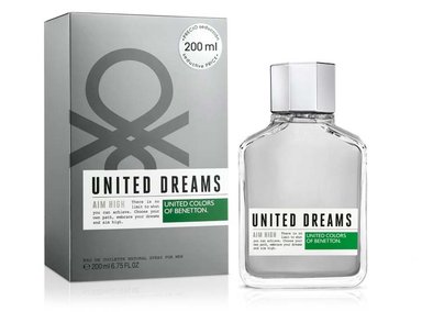 PERFUME BENETTON UNITED DREAMS AIM HIGH HOMBRE EDT 200 ML - 2