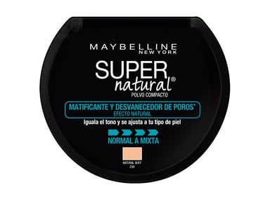 POLVOS COMPACTOS MAYBELLINE SUPER NATURAL NATURAL BUFF - 1