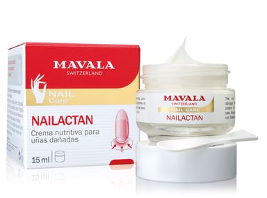 CREMA UÑAS MAVALA GEL NAILACTAN NUTRITIVA PAR SECAS FRÁGILES 15 ML - 1