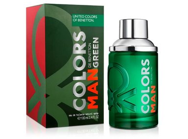 PERFUME BENETTON COLORS GREEN HOMBRE EDT 100 ML - 2