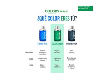PERFUME BENETTON COLORS GREEN HOMBRE EDT 100 ML - 7