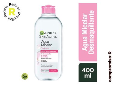 AGUA MICELAR GARNIER TODO EN 1 400 ML - 1