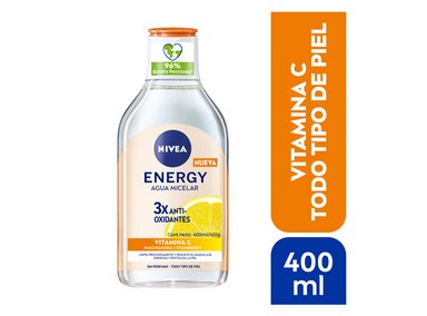 AGUA MICELAR NIVEA ENERGY 400 ML - 1