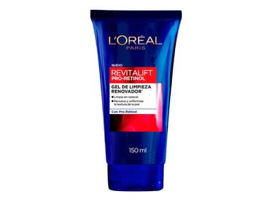 LIMPIADOR FACIAL LOREAL GEL LIMPIEZA REVITALIFT RENOVADOR PRO RETINOL 150 ML - 1