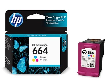 CARTUCHO DE TINTA HP ORIGINAL 664 TRICOLOR - 3