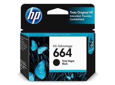 CARTUCHO DE TINTA HP ORIGINAL 664 NEGRO - 1
