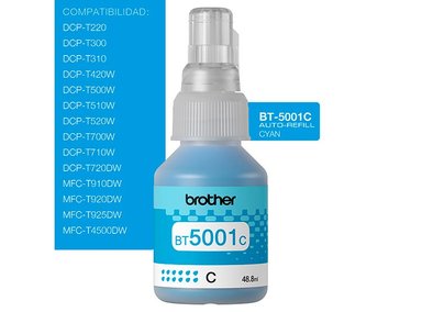 TINTA BROTHER BT5001C AZUL - 3