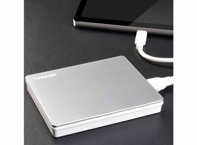 DISCO DURO TOSHIBA CANVIO FLEX USB-C/A 1TB PLATA - 11