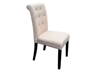 SILLA COMEDOR CLAVIJO DESIGN CAPITONE BEIGE - 1