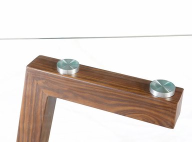 MESA DE ARRIMO SPAZZIO JOCKEY NOGAL - 3