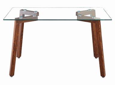 MESA DE ARRIMO SPAZZIO JOCKEY NOGAL - 1