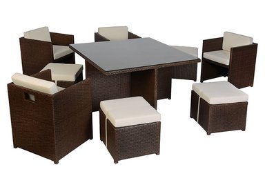 JUEGO DE COMEDOR SPAZZIO FUY CAFE - 1