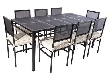 JUEGO DE COMEDOR TERRAZA RIPLEY HOME MALLA 8S - 1
