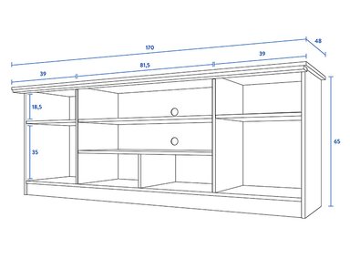 RACK CIC CLASICO WALNUT - 5