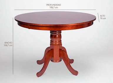 JUEGO DE COMEDOR CIC CALABRIA 6 SILLAS ARENA - 2