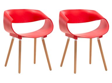 PACK 2 SITIALES IDETEX NORDICO ROJO - 1