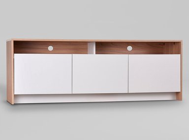 RACK BAJO CIC COLBUN OLMO BLANCO 2P 1C - 2