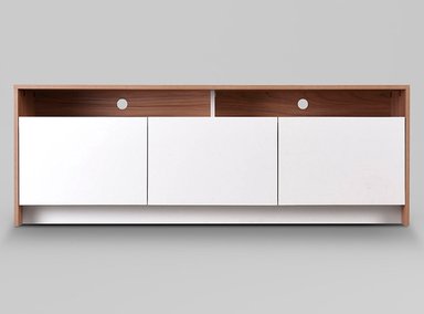 RACK BAJO CIC COLBUN OLMO BLANCO 2P 1C - 1