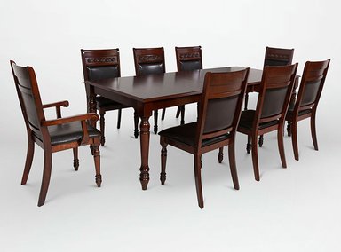 JUEGO DE COMEDOR CIC CORDOBES PLUS EXT 6 SILLAS 2 SITIALES - 2