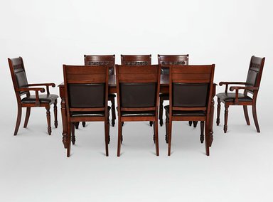JUEGO DE COMEDOR CIC CORDOBES PLUS EXT 6 SILLAS 2 SITIALES - 1