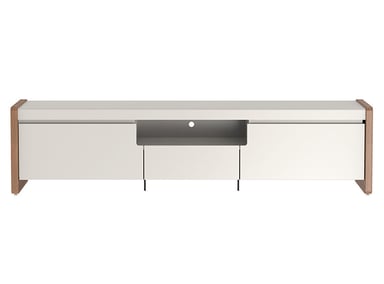 RACK PARA TV 70 PULGADAS BRISTOL DECOCASA OFF BLANCO - 1