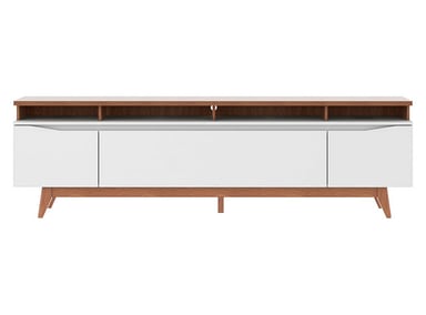 RACK PARA TV 75 PULGADAS FLYN DECOCASA STILO OFF 1.8 BLANCO - 1