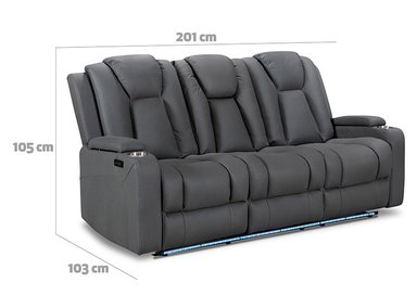 SOFÁ RECLINABLE CIC FULL GRANADA 3C - 6